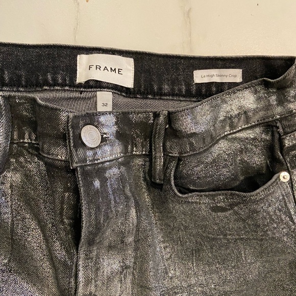 Frame ladies silver denim size 31 fits small - Picture 2 of 3